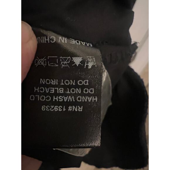 Tuckernuck Black Callahan Shirt Dress S Dark Academia Minimalist Old Money Boho - Picture 8 of 8